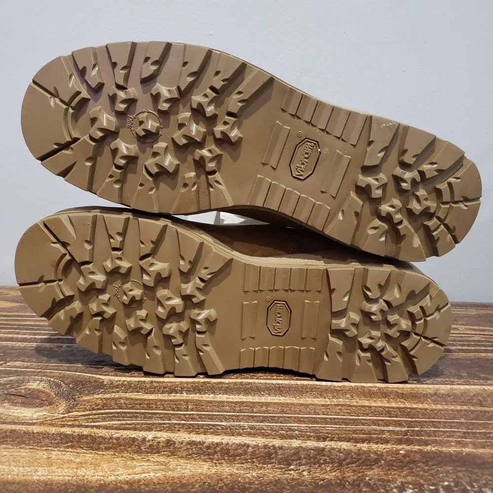 McRae Combat Boots Men 13W 18-D-1034 Tan Like New Tactical Vibram Desert US Army